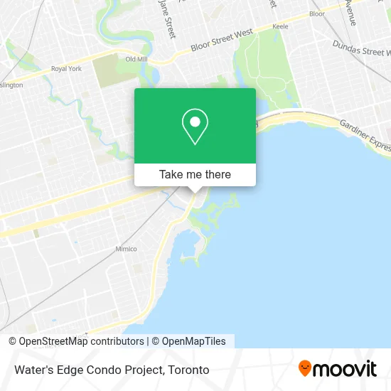 Water's Edge Condo Project map