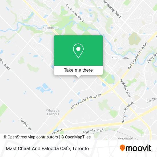 Mast Chaat And Falooda Cafe map