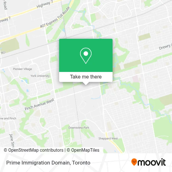 Prime Immigration Domain map