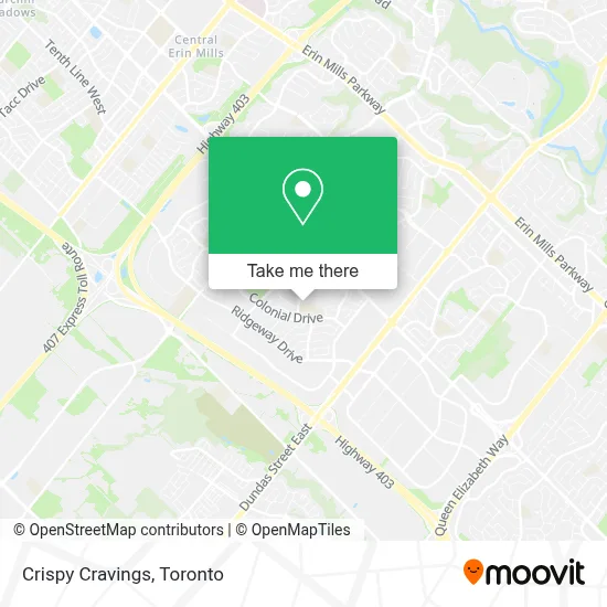 Crispy Cravings map