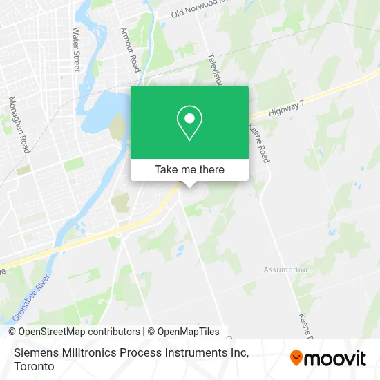 Siemens Milltronics Process Instruments Inc map