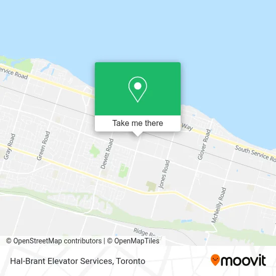 Hal-Brant Elevator Services map