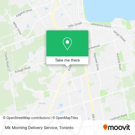 Mk Morning Delivery Service map