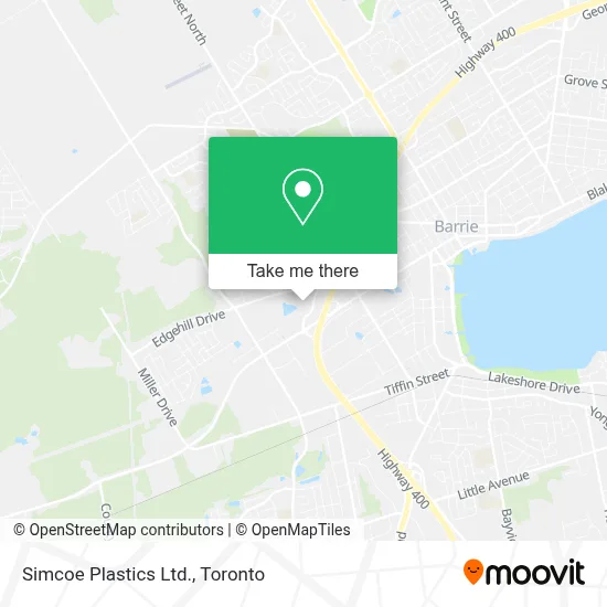 Simcoe Plastics Ltd. map