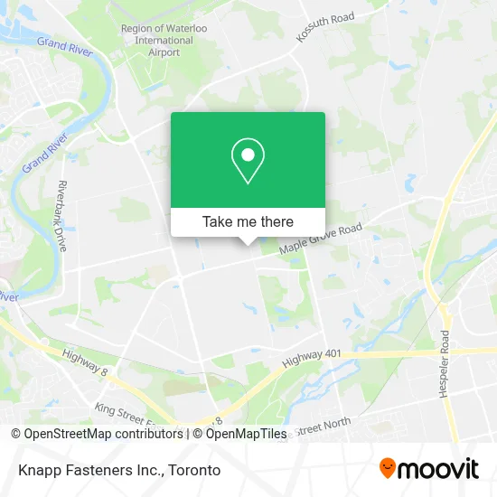 Knapp Fasteners Inc. map