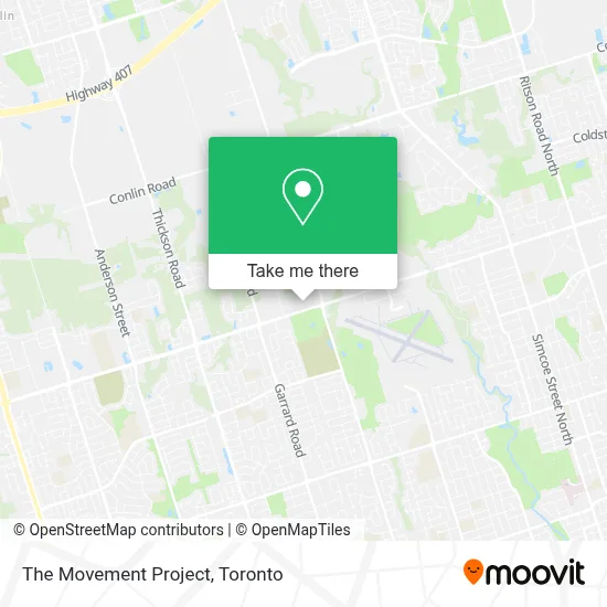 The Movement Project map