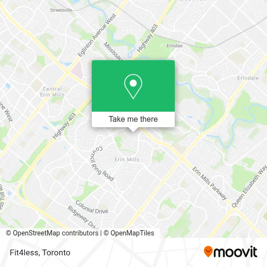 Fit4less map