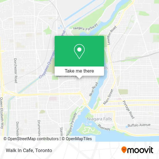 Walk In Cafe map