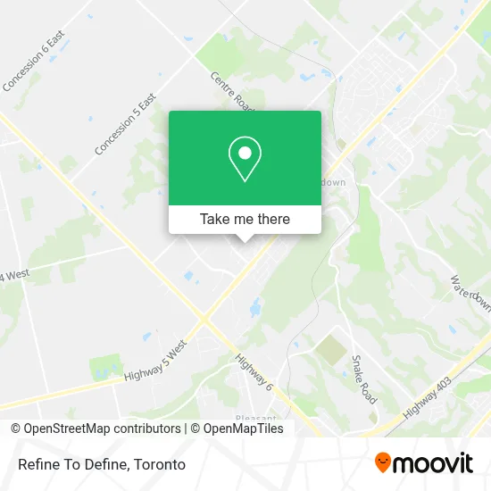 Refine To Define map