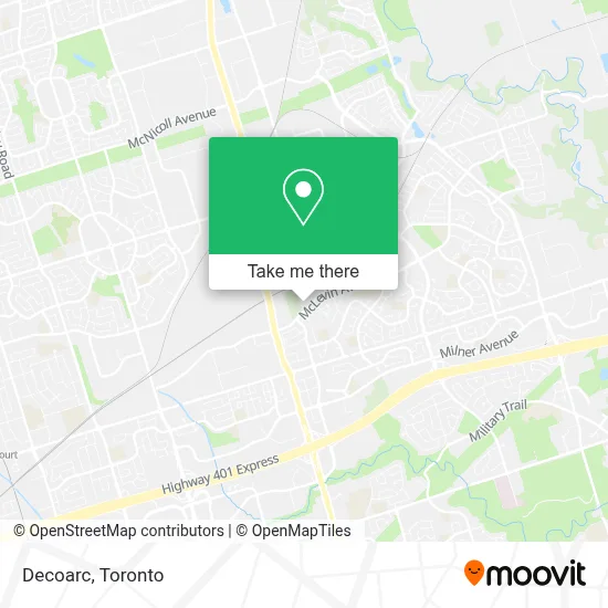 Decoarc map