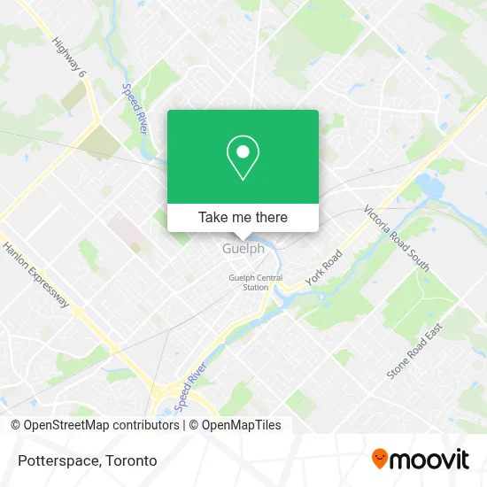 Potterspace map