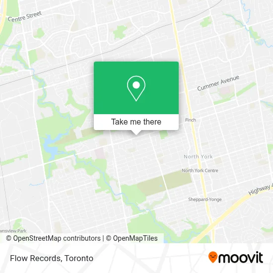 Flow Records map