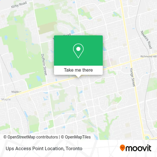 Ups Access Point Location plan