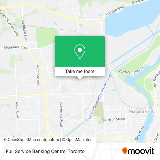Full Service Banking Centre map