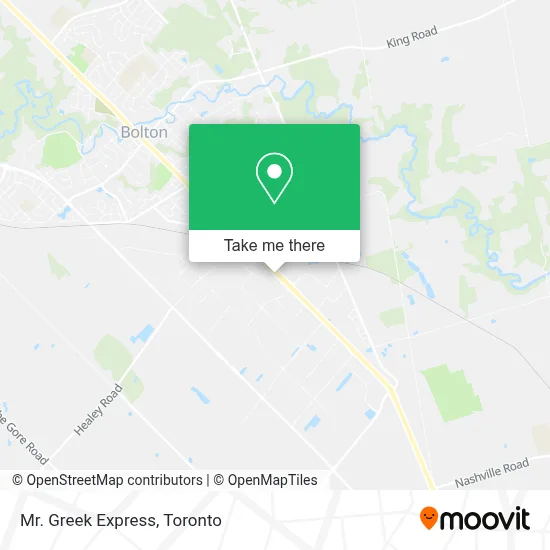 Mr. Greek Express map