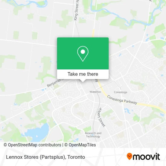 Lennox Stores (Partsplus) map