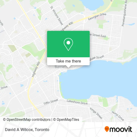 David A Wilcox map