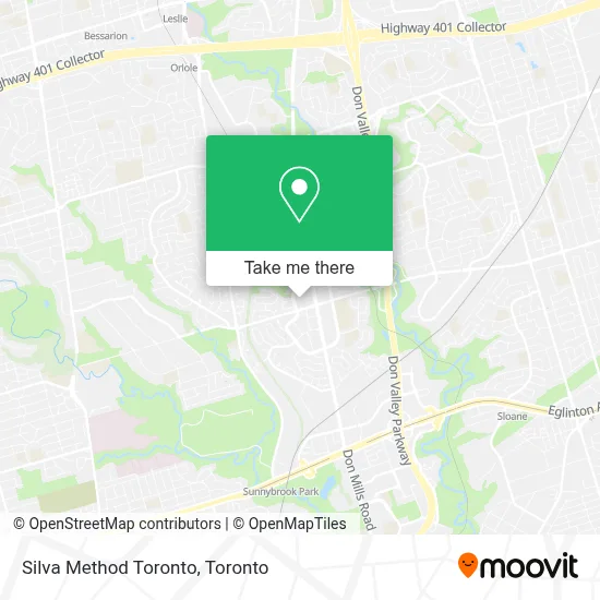 Silva Method Toronto map