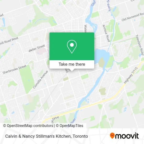 Calvin & Nancy Stillman's Kitchen map