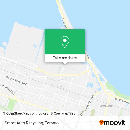 Smart Auto Recycling map