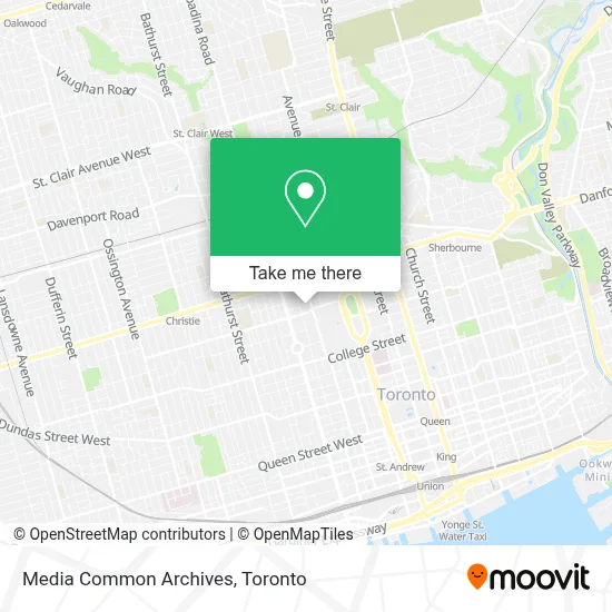 Media Common Archives map