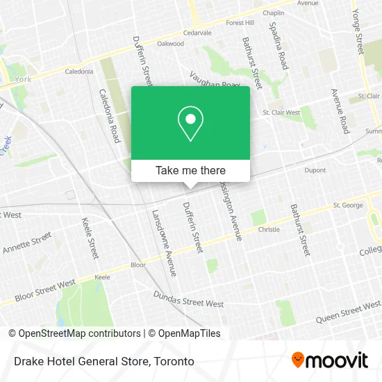 Drake Hotel General Store map