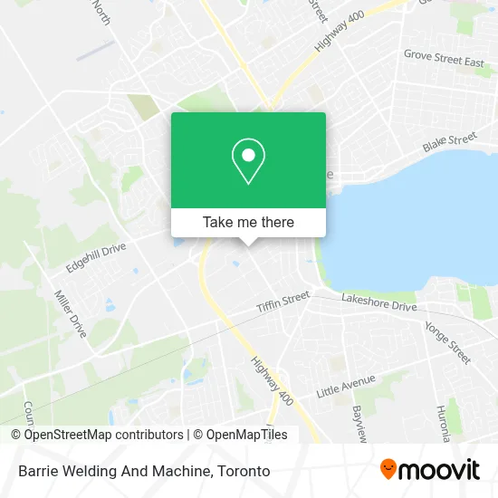 Barrie Welding And Machine map