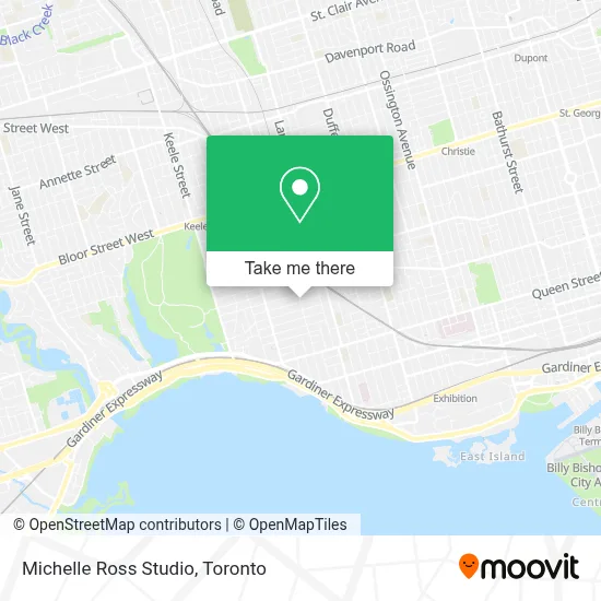 Michelle Ross Studio map