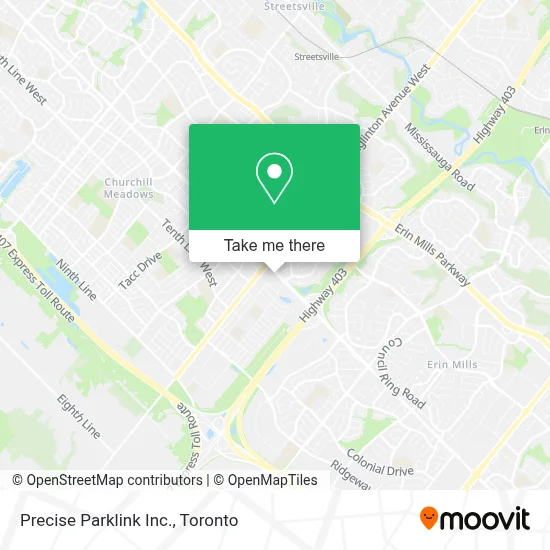 Precise Parklink Inc. map