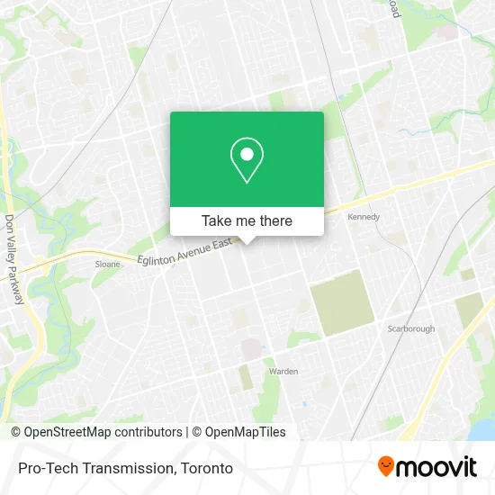 Pro-Tech Transmission map