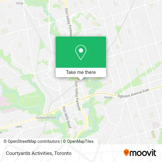 Courtyards Activities map