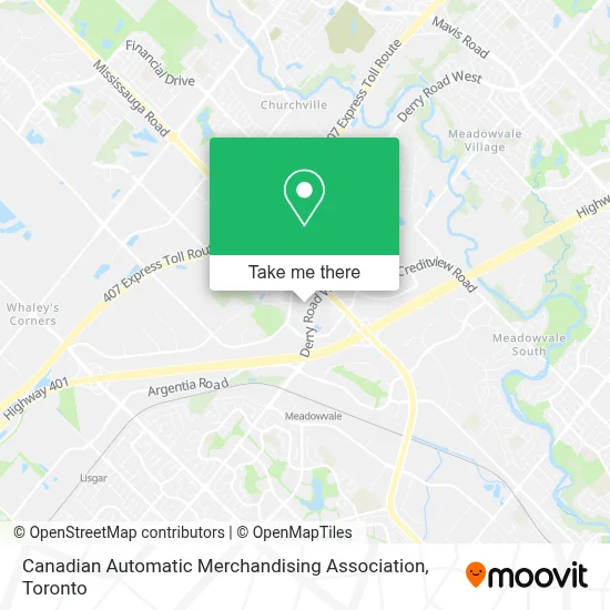 Canadian Automatic Merchandising Association map