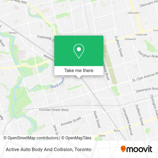 Active Auto Body And Collision map