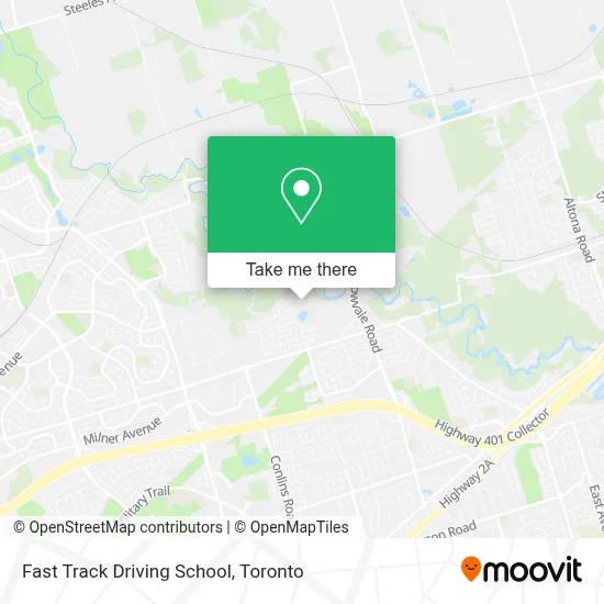 Fast Track Driving School map