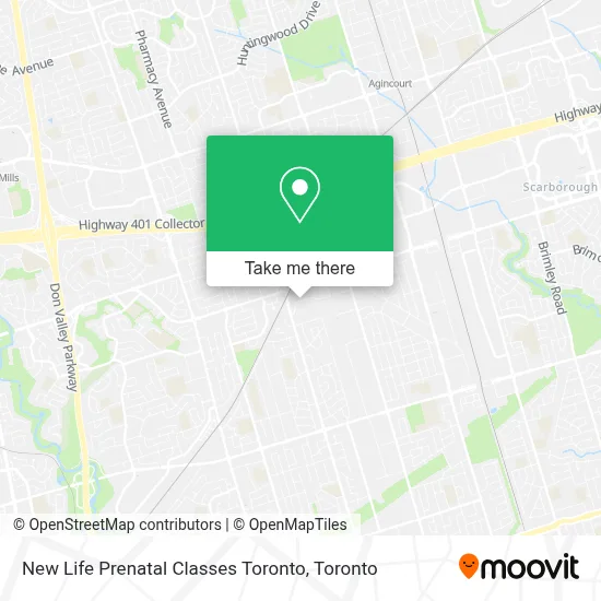 New Life Prenatal Classes Toronto map