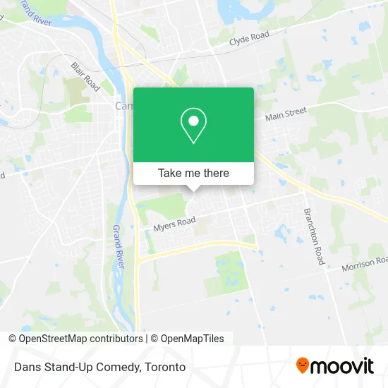 Dans Stand-Up Comedy map