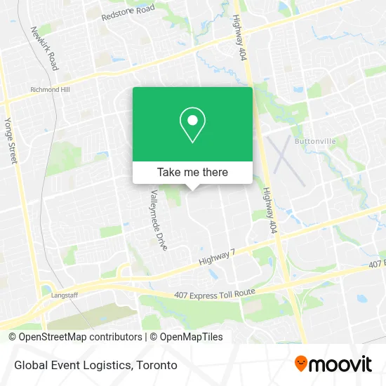 Global Event Logistics map
