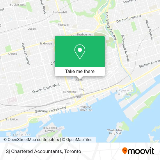 Sj Chartered Accountants map