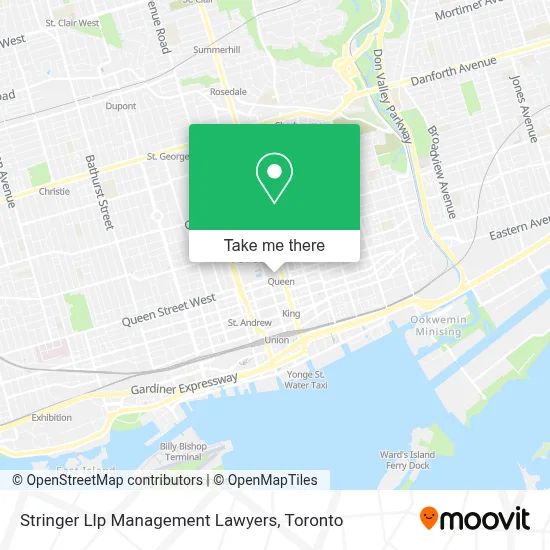 Stringer Llp Management Lawyers map