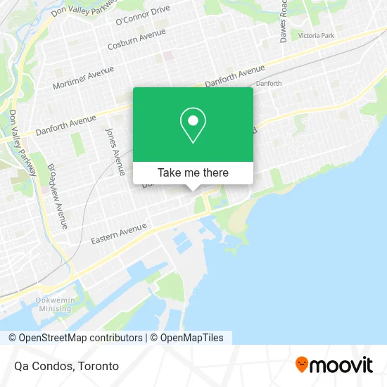 Qa Condos map