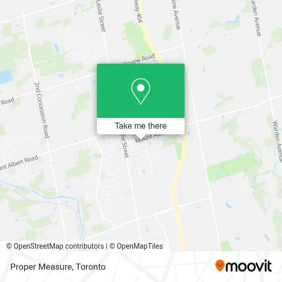 Proper Measure map
