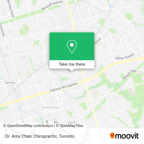 Dr. Amy Chan Chiropractic map