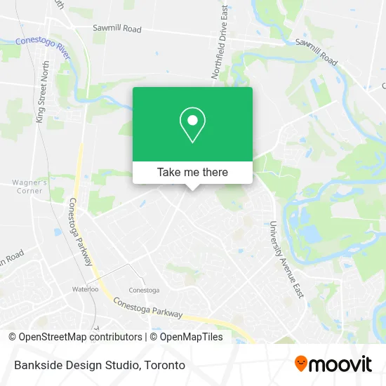 Bankside Design Studio map