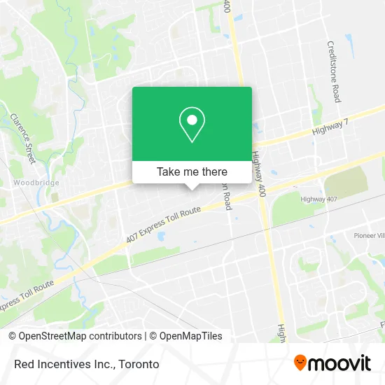 Red Incentives Inc. map