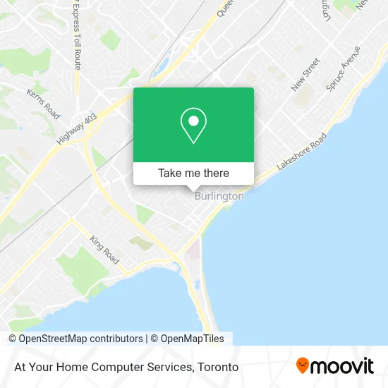 At Your Home Computer Services map