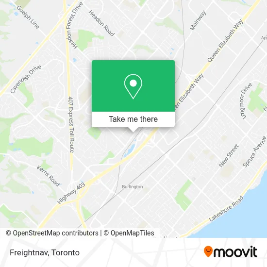 Freightnav map