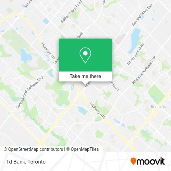 Td Bank map