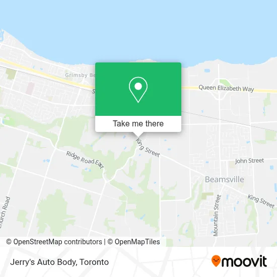 Jerry's Auto Body map