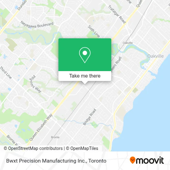 Bwxt Precision Manufacturing Inc. map
