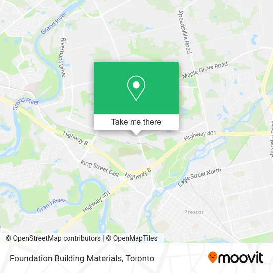 Foundation Building Materials map